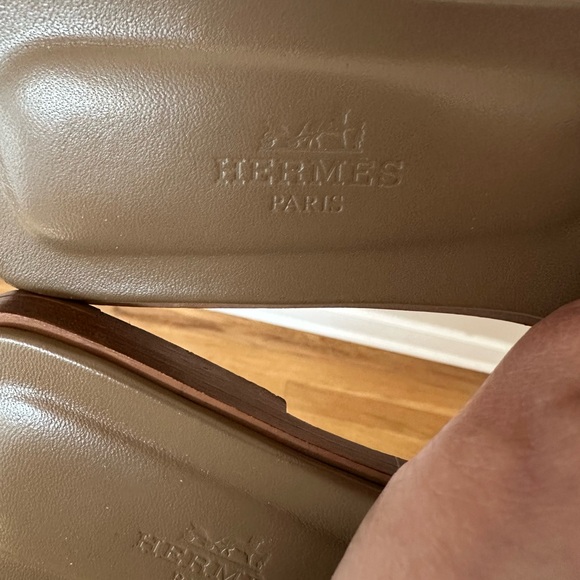 Hermes Oran Denim Sandals - Picture 4 of 4